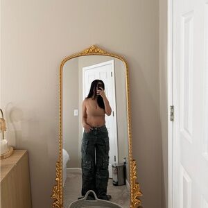 Fashion Nova Olive Straight Leg Jeans